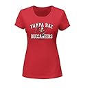 NFLタンパベイ・バッカニアーズWomen 's Greatnessプログラム半袖クルーネックTシャツ、スモール、アスレチックレッド