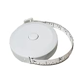 AVILMORE メジャー 巻き尺 2m 裁縫 洋裁 手芸用 テープメジャー 両面目盛 200cm 79inch バスト ウエスト 測定 インチ センチ メジャー 服 巻尺 オートメジャー 巻取りボタン付き 計測 手芸 軽量 胸囲測定 (ブルー)