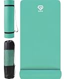 グロング ヨガマット 厚め 10mm トレーニングマット ストレッチマット 筋トレ マット 180cm×60cm エメラルドグリーン