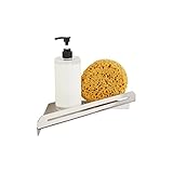 14インチ x 8インチ コーナーシャワーシェルフ 光沢仕上げ