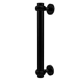 Allied真鍮402t-bkm 8インチセンターにセンタードアプル、マットブラック