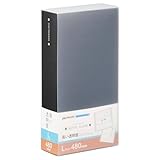 ハクバ (HAKUBA) ポケット式 アルバム ビュートクリア [Lサイズ480枚 ブラック] 写真収納 ポケット式 サックケース付 フォトアルバム ABTC-L480BK 4977187536263