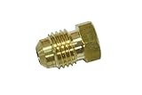 ノーブランド品　ブラス　フレアプラグ 1/4" OD 　１０個入り