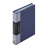 キングジム カードファイル ミニカラーベース 10ポケット ミニチュア ネイビー MN132C-NV