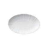 Noritake ノリタケ オーバル プレート 27cm シェール ブラン 電子レンジ対応 食洗機対応 ファインポーセレン(プレミアムホワイト) T94846/1655