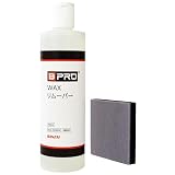 BPRO カーシャンプー WAXリムーバー 400ml (クリーニングパッド付) 樹脂パーツ ノーコンパウンド ワックス除去 下地処理 油分・水垢除去 洗車用品