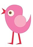 Wallmonkeys Wall Decals GEN-10808-24 Not Applicable Wallmonkeys Wm274579 Cute Little Cartoon Bird-Pi
