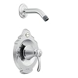 Moen t2502nh VestigeシングルハンドルPositemp圧力バランスシャワートリム、クローム