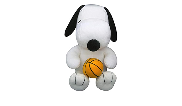 Amazon 振動 スヌーピー バスケットボール ぬいぐるみ プレゼント 子どもの贈り物 高さ27cm Snoopy Basketball 並行輸入品 ぬいぐるみ おもちゃ