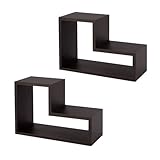 完成品 ディスプレイラック オープンラック ラック 棚 書棚 ディスプレイ〔2個セット〕 ダークブラウン