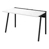 オフィスデスク コクヨ リーン 平机 ワークデスク ブラック×ホワイト 幅120×奥行70cm 【2梱包】 DLE-N1207-BKWH1 【お客様組立】