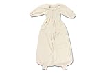 Baby Boum 624m Cotton Rich Velvet Winter Sleeping Bag Cum Jumpsuit ( Winter White) by Baby Boum