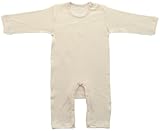 ベビーストーリー のびのび長袖肩開きカバーオール肌着 90cm - 100cm ピンク 両面リブフライス N77413 日本製