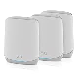 【正規品】ネットギア NETGEAR NETGEAR Orbi WiFi6 メッシュWiFi AX5400 3台セット 無線LAN ルーター 11ax トライバンド RBK763S 無償メーカー3年保証 カバー範囲696㎡ NETGEAR Armor トータルセキュリティ初年度無料 【Nintendo Switch/PS5/iPhone/android】