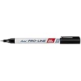 Markal Pro-Line Micro Tip Liquid Paint Marker with 1/32" Bullet Tip, Black (Pack of 12) [並行輸入品]