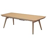 フラットヒーター折れ脚こたつ アロー スクエアxオーク（ナチュラル）