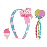 Girls Birthday Snap Headband Set by Mud Pie by Mud Pie [並行輸入品]