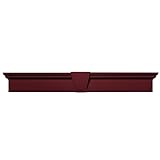 Buildersエッジ060010643027 43 5 / 8 " x 6 "フラットパネルウィンドウヘッダー027、ブルゴーニュ