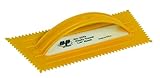 QLT By MARSHALLTOWN 6275 10-Inch by 4-1/2-Inch Plastic Notched "V" Yellow Trowel [並行輸入品]