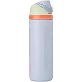Owala FreeSip Insulated Water Bottle - 710ml (24oz) Beach House | Reusable, Leak Proof, BPA Free | Double Walled Stainless St