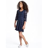 オールドネイビー OLD NAVY/ フィット&フレアレースドレス グッドナイトノラ ワンピース XS【並行輸入】