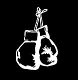 4個の車のステッカー9 * 13.5CMボクサーボクシンググローブ装飾パターンビニール車のステッカーバンパーウィンドウオートバイホリデーギフトステッカー