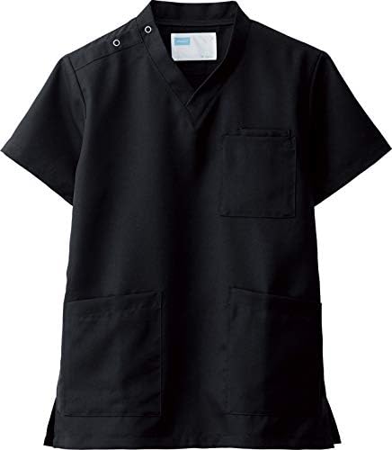 WH11485 Unisex Scrubs, Medical Wear, Medical Use, Black, Size L - 1
