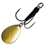 メジャークラフト 簡単ブレードトレブル スロー(コロラド) ゴールド BLADE-T-HOOKS #6