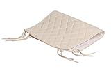 American Baby Company Organic Cotton Quilted Waterproof Sheet Saver, Natural by American Baby Compan