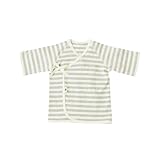 オーガニックコットン 短肌着 （グレー） フライス 60【ORGANIC GARDEN】P-10184