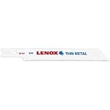 Lenox Tools 20323BT324J U-Shank Bi-Metal Thin Metal Jig Saw Blade, 3-5/8-Inch x 3/8-Inch x 24 TPI, -