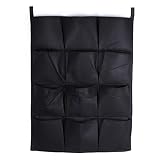 12 Pocket Wall Hanging Vertical Planter Wall-mounted Plant Growing Bags Pot for Herbs Vegetables Flo