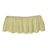 bkb Solid Ruffled Mini Crib Skirt, Yellow by bkb