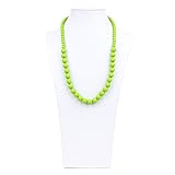 Bumkins Nixi Ciclo Silicone Teething Necklace, Green [並行輸入品]