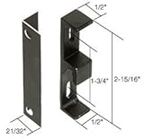 C・R・Laurence e2047 CRL 1 / 2 " WideブラックロックKeeper with 1 – 3 / 4 "ネジ穴