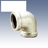 日立金属:白継手・径違エルボ(四段落ち) 型式:RL-1”1/2×1/2-白