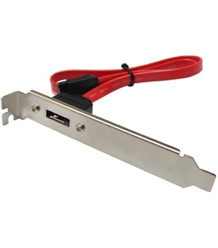 Amazon.co.jp: SATA - eSATA 変換ケーブル（2ポート対応） PCI