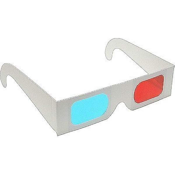 Amazon Co Jp 3ｄ赤青メガネ シンプルデザイン 10個 50個 100個 0個から選べる 100枚セット 家電 カメラ