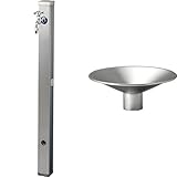 ユニソン(UNISON) スプレスタンド70  ステンレスシルバー  蛇口1個セット  シルバー シャインポットセット