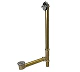 Tripレバー1 – 1 / 2 in。20-gauge真鍮パイプWhirlpool Bath Drain inクローム