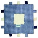 Keptin-Jr「ケプティン・ジュニア」- ラベルスクウェア - オーガニックコットン - ネイビー - Navy Label Square - ORGANIC COTTON