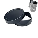 SORA Living Lab レンズフード＆キャップ 2点セット 対応Voigtländer VM 50mm F1.2 II / 40mm F1.2 II / 35mm F1.2 IV LH-14互換 アルミ合金製（CNC加工・硬質アルマイト仕上げ）｜金属クリップ式｜内側植毛・キャップ付｜フレア防止・精密フィット