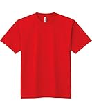 [ニッセン] メンズ 【吸汗速乾・UVカット】 裏面メッシュ半袖クルーネックＴシャツ レッド L