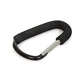 Petforu ベビーカー用フック　自転車のハンドル　マルチフック 　使いやすい　便利　大き目(ブラック)