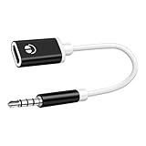 3.5mm メスヘッドフォンジャックアダプター、オス - Typec メス フラット ヘッドフォン - 丸頭アダプター ケーブル、ヘッドホンカーステレオコード通話応答用、マルチメディア視聴用イヤホンオーディオ、スマートフォン・パソコンアクセサリー