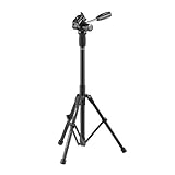 Velbon スタンド型一脚 Smart Pole Pod VIDEO 4段/1段 ウルトラロック 脚径21mm 小型 フリュード雲台 クイックシュー対応 アルミ脚 437242
