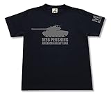 [ギガント] M26 パーシング 重戦車 Tシャツ ブラック Mサイズ