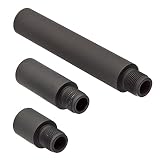 良品武品 【 14mm 逆ネジ 対応 】アウターバレル エクステンション 3本セット 軽量 金属製 マット仕上げ