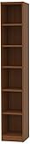 白井産業(SHIRAI) タナリオ オーダーラック 高さ180cm 幅30cm 奥行29cm ブラウンチーク 棚強度ST 追加棚板1枚 TNL-EM18030MSTF2BC1