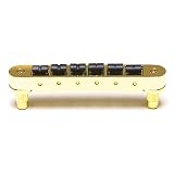 Graph Tech ResoMax NV2 PS-8843-G0 Tune-O-Matic Bridge 4mmポスト用 ゴールド